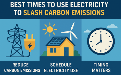 新研究揭示了使用电力减少碳排放的最佳时机