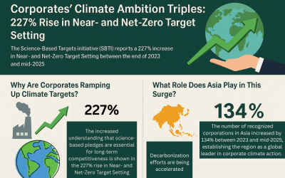 Corporates’ Climate Ambition Triples: 227% Rise In Near- And Net – Zero Target Setting