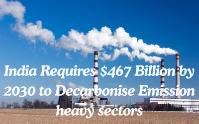 Why India Requires $467 Billion By 2030 To Decarbonise Emission Heavy Sectors?