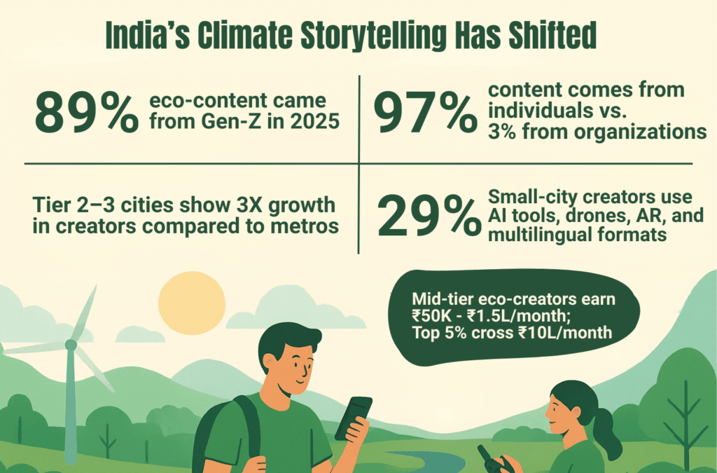 Gen Z Powers 89% Of India’s Eco-Content As Nature Posts Soar 34%